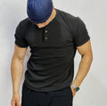 Short sleeves Henley shirt